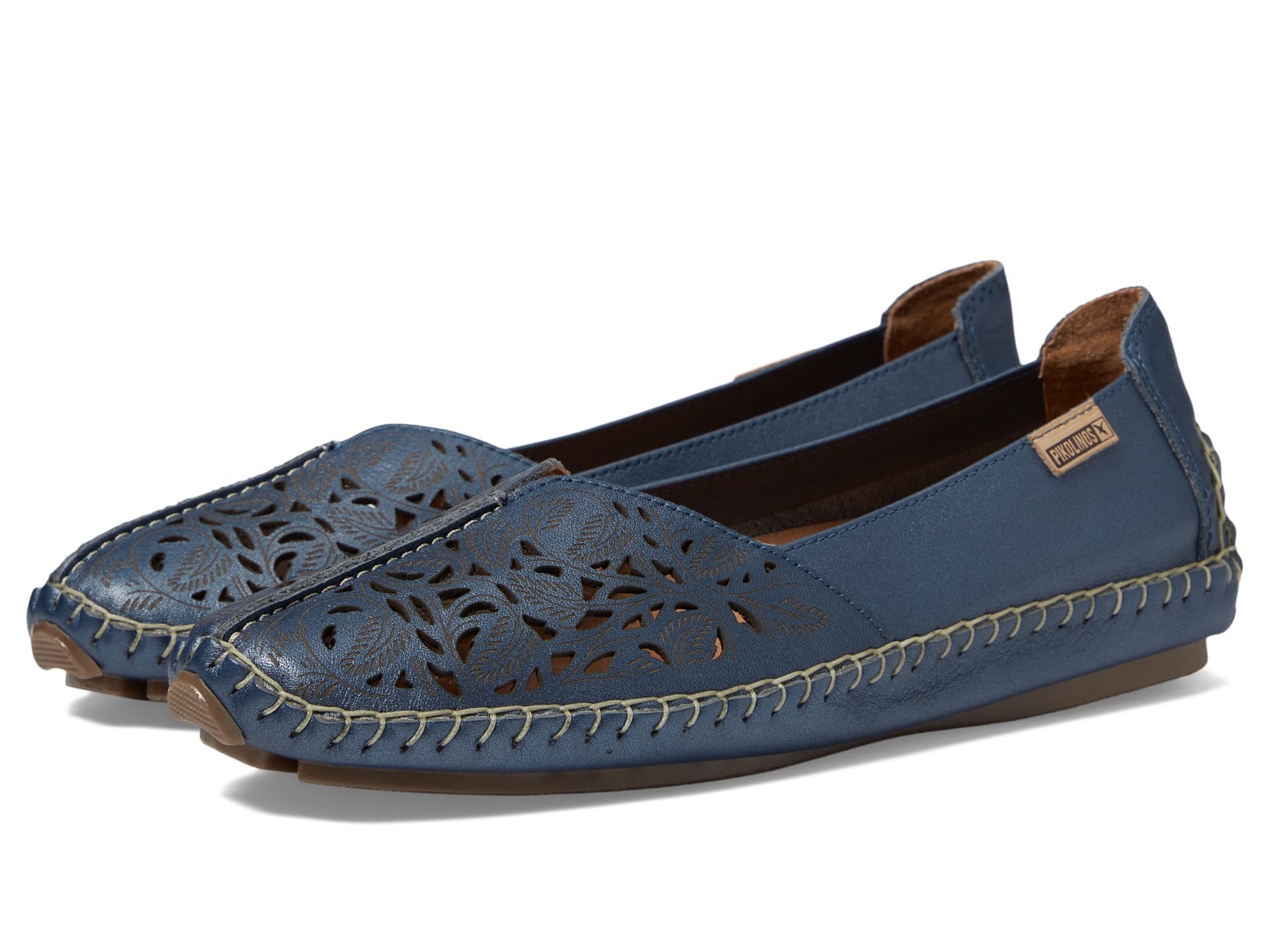 Pikolinos Mokassins – Leder Jerez, Blau, Damen