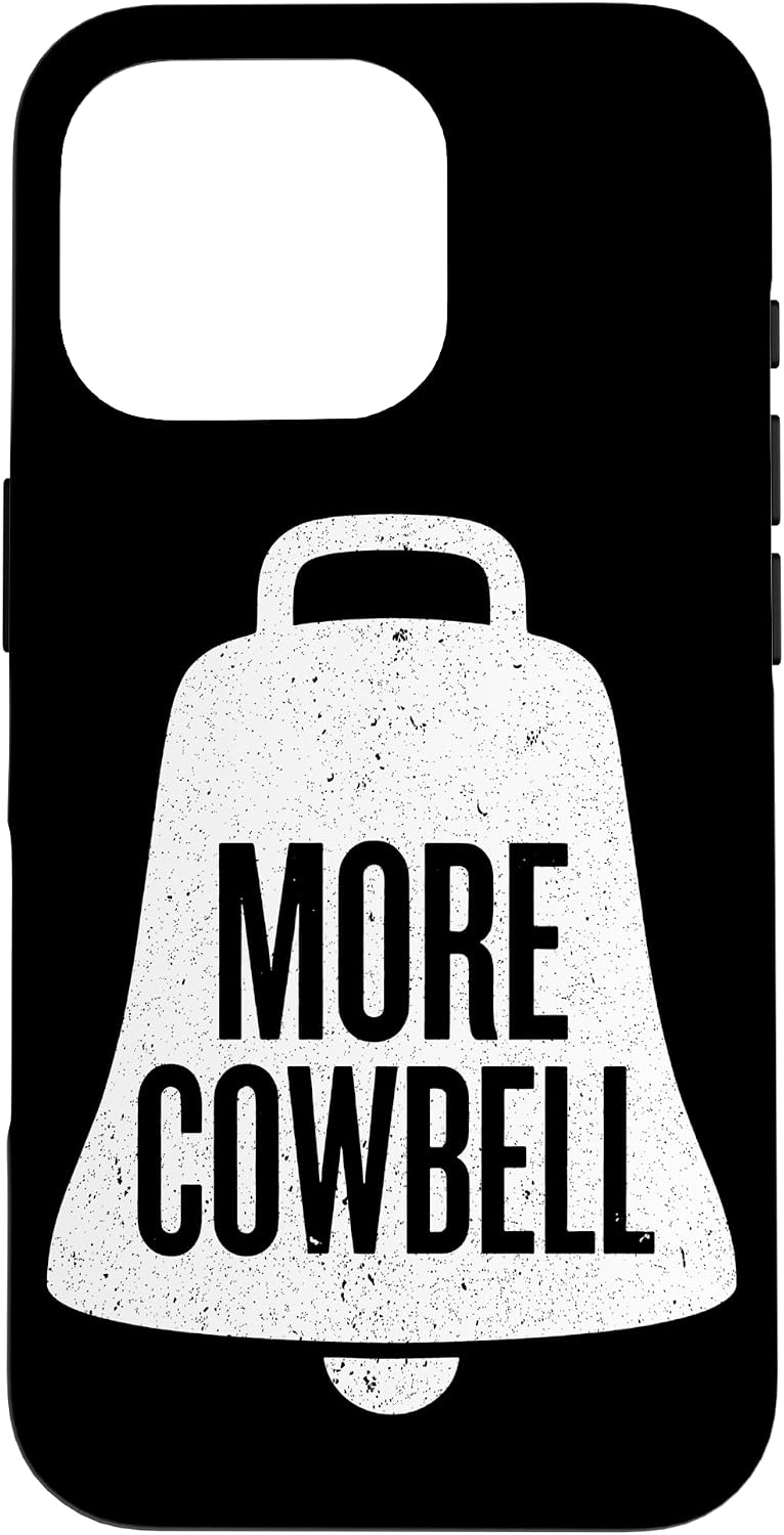 More Cowbell Retro Vintage Drum Lover Music Humor Cow Bell Case for iPhone 16 Pro