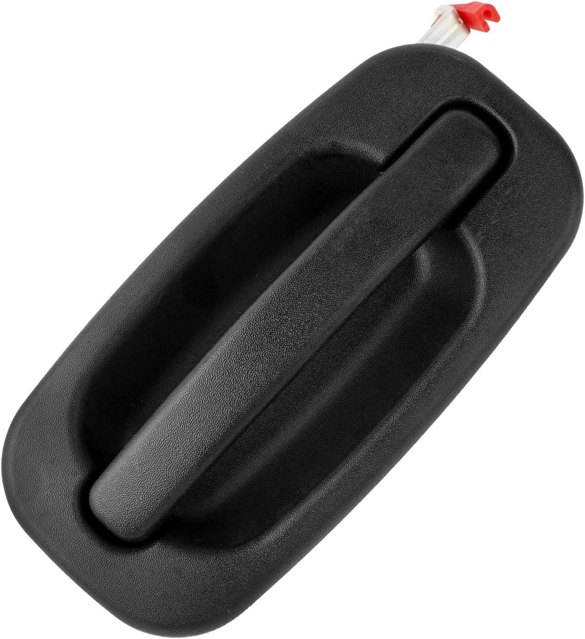 NPAUTO Exterior Rear Left Driver Side Door Handle Replacement for Escalade Silverado 1500 2500 HD Suburban Tahoe Yukon Sierra, 2001 2002 2003 2004 2005 2006,Black, 80579