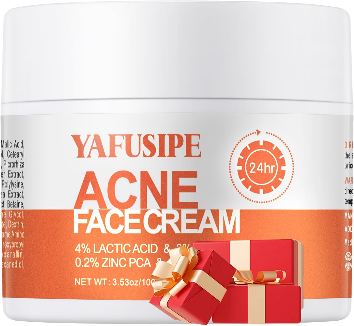Face Cream for Acne-Prone Skin Women Teens Adults Men Body Back 1.1 OZ