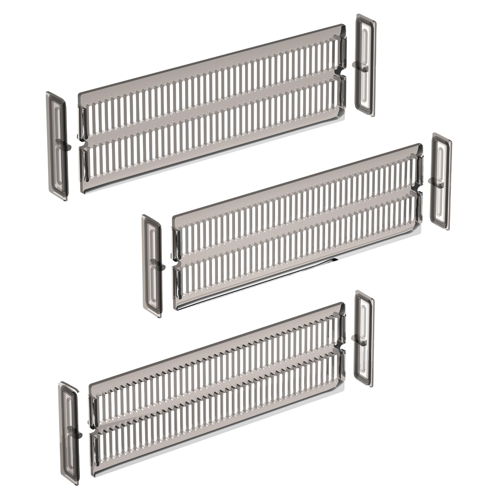 HOMOTEK 3 Pack Drawer Dividers, 3-1/8