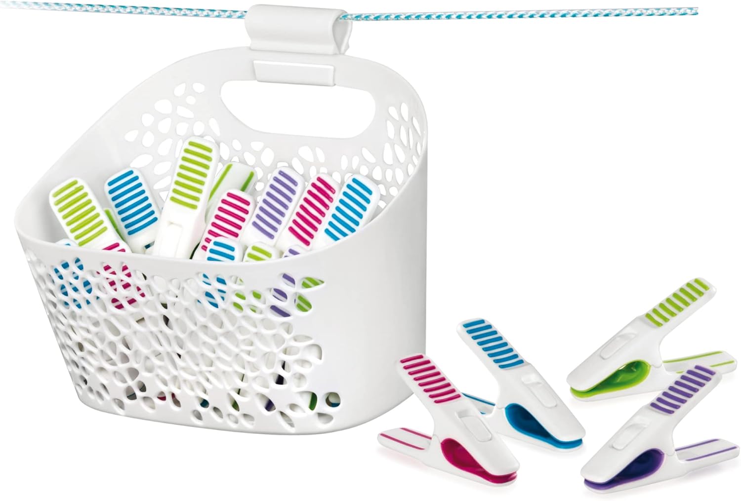 Tescoma Clothes Pegs, 20 Pcs Clean Kit