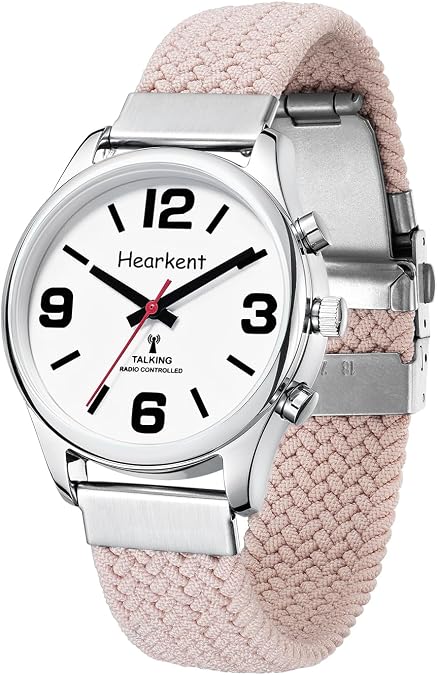 Hearkent Talking Watch for Visually Impaired and Seniors Large Numbers, Voice Watch for Blind and Elderly, Talking Watch with Clear American Accent