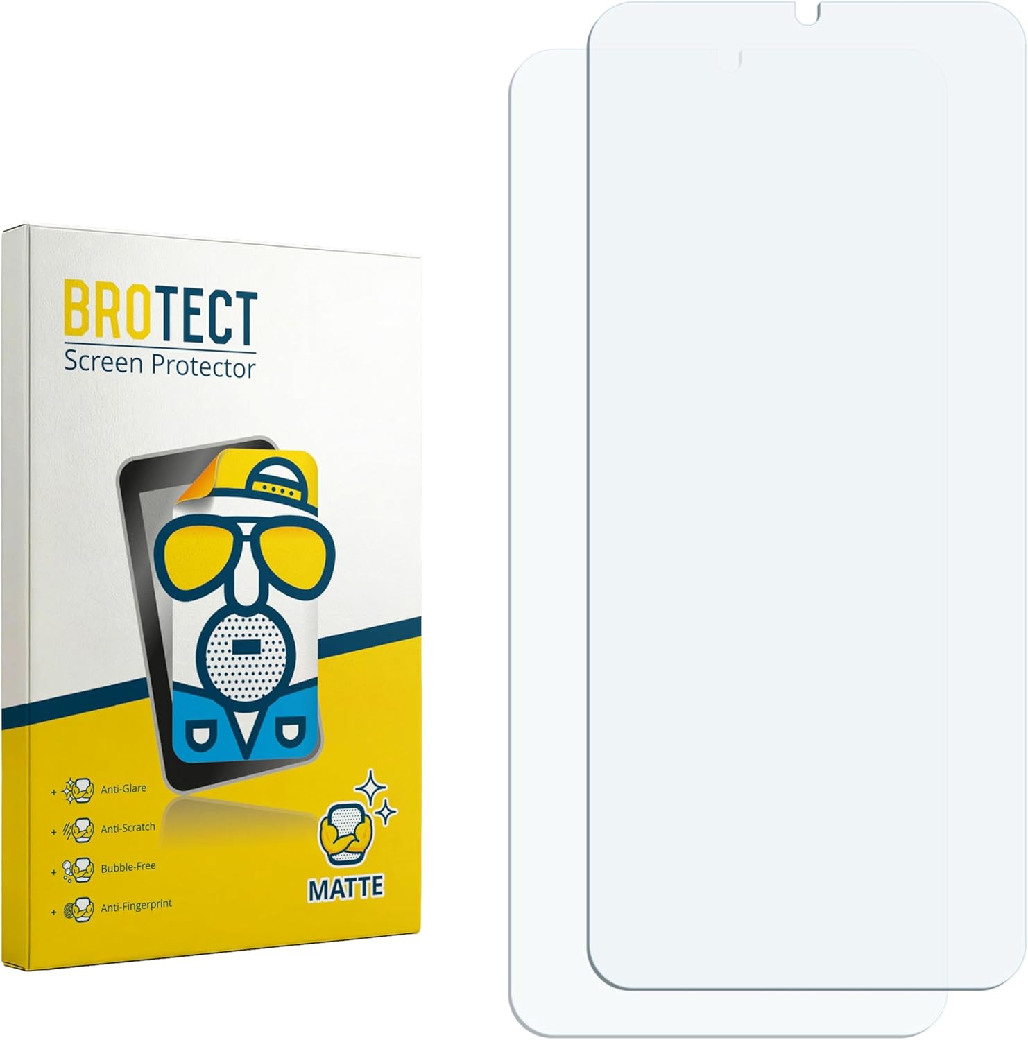 brotect Screen Protection Film 2-Pack Compatible with Oppo A57 4G Anti Glare Screen Protector [Matte, Scratch Proof]