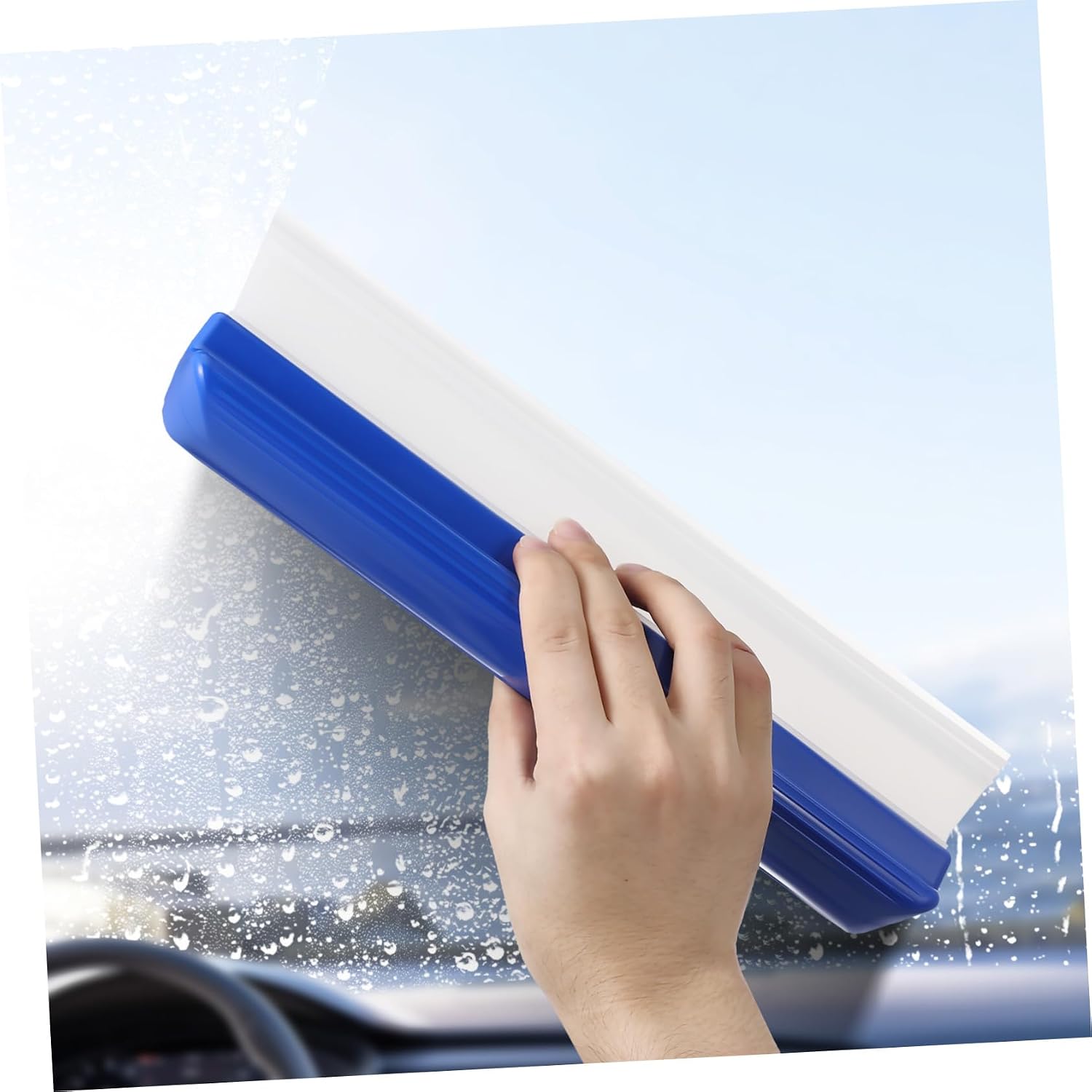 Outanaya Car Window Squeegee Windshield Cleaning Tool Shower Squeegee Car Cleaning Supply Efficient Water Scraper