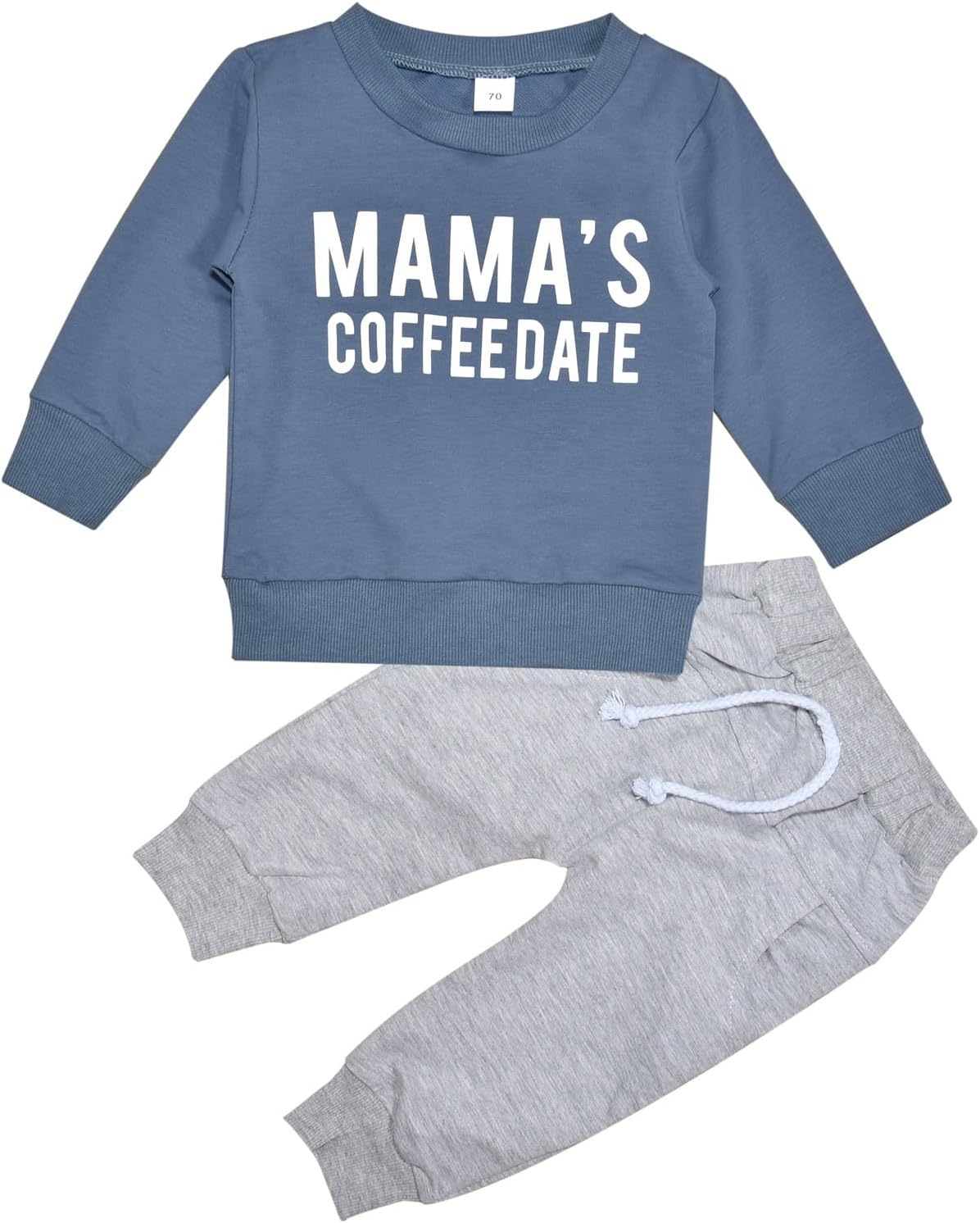 Toddler Baby Boy Fall Winter Clothes Autumn Winter Of Letters Printing Head Long Fleece Infant Boys Fall Winter