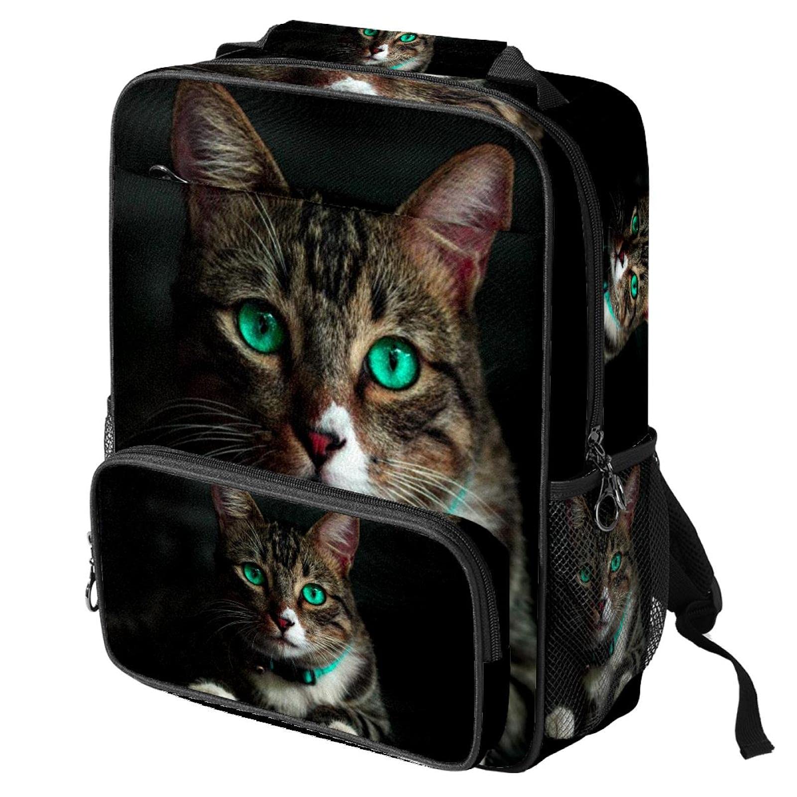 Sac à dos ordinateur portable avec imprimé chat pour le travail - 8
