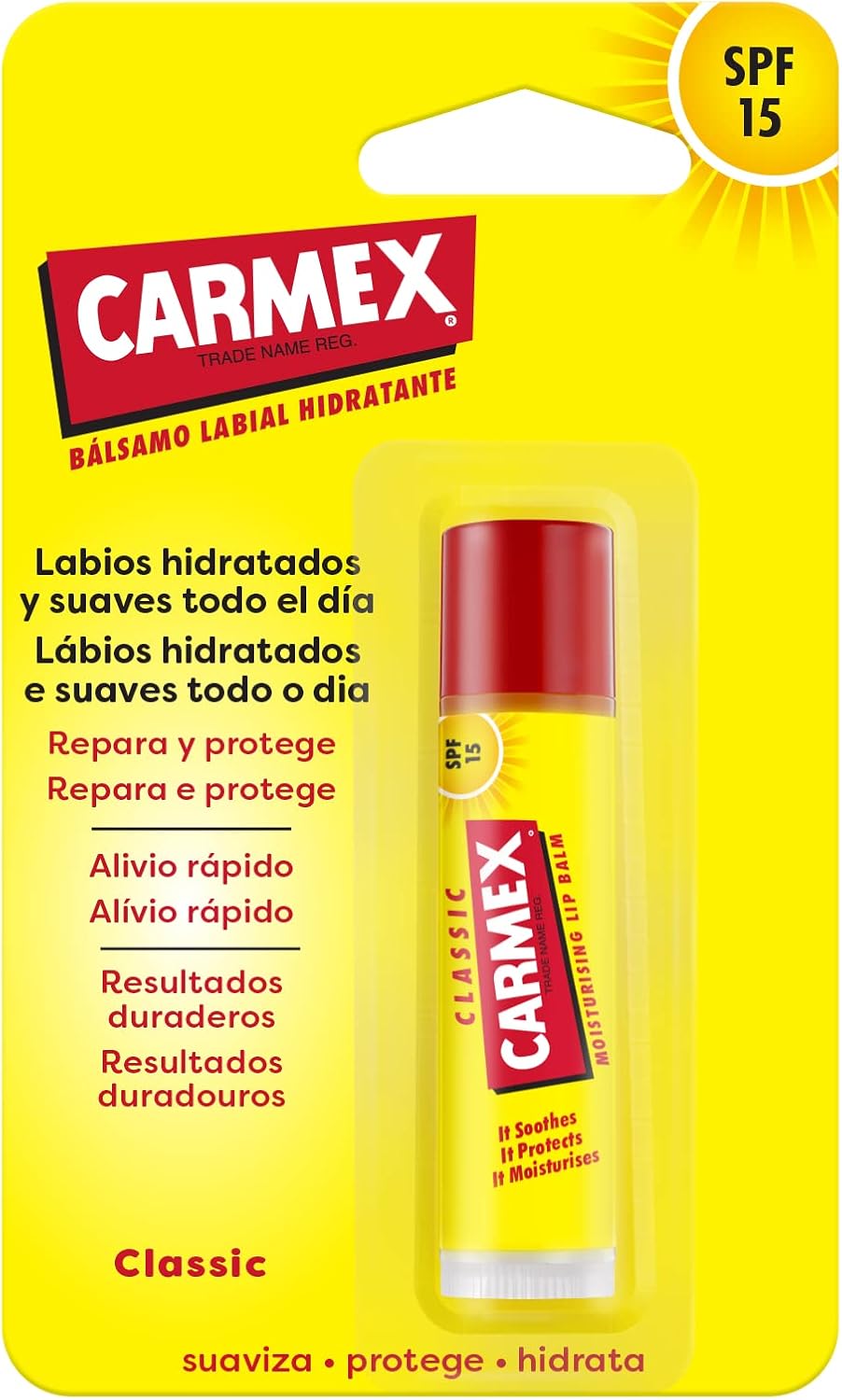 Carmex Click Stick Lippenbalsem, klassiek, 4,25 g