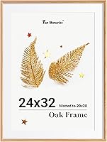 Vista 635 de Fun Memories Portarretratos de metal de 16 x 20 pulgadas con paspartú de 11 x 14 pulgadas, acabado de aluminio cepillado, parte delantera de vidrio