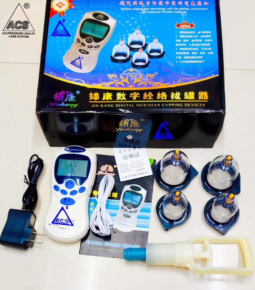 Cupping Massage Therapy, acupuncture Therapy Electric Cupping Therapy Stimulator Silicone Body cups for pain relief-image-0