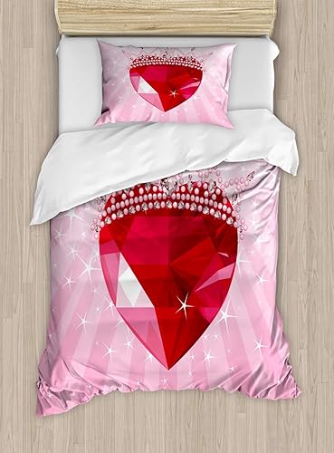 Miniatura 156 de Ambesonne Juego de funda de edredón de baloncesto, silueta de jugador de baloncesto, promoción de campeonato de competencia de atleta, juego de ropa