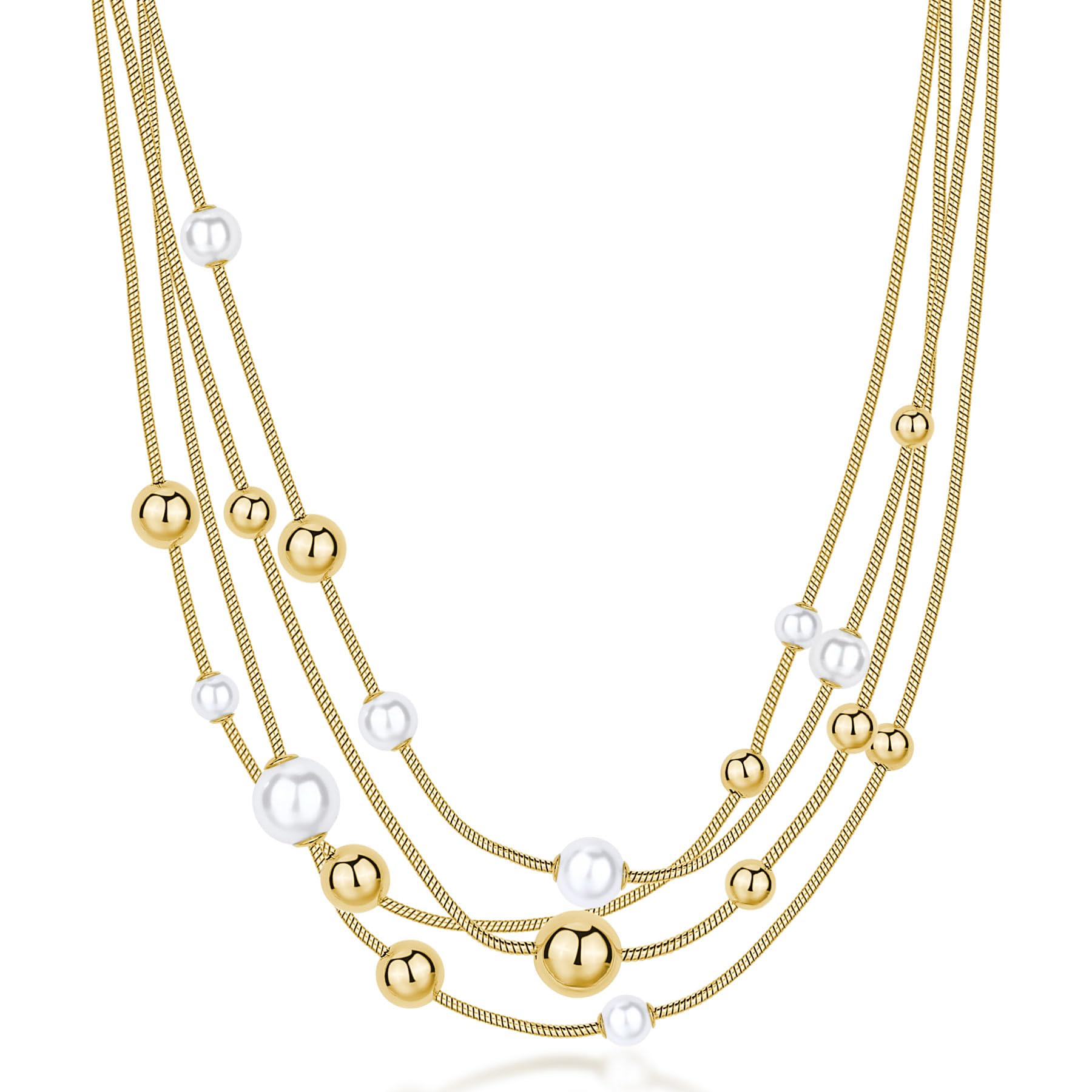 Brosway Collana Donna in Acciaio | Collana Con Perle | Collezione Perfect - BPC51