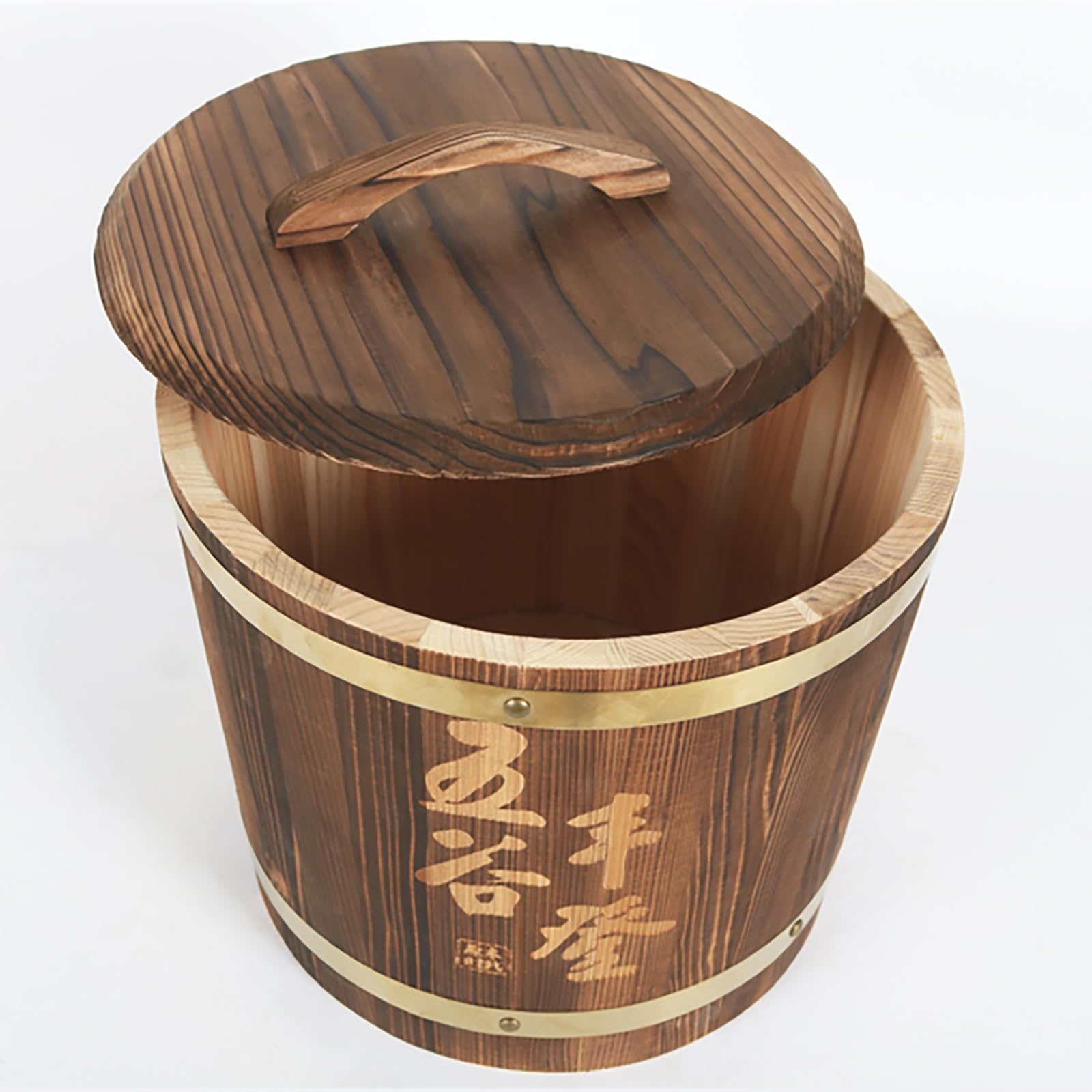 Contenedor De Arroz Clásico, Tarro Decorativo Chino, Cubo De Arroz For El Hogar, Tarros De Almacenamiento De Alimentos Con Dispensador De Granos, Contenedor Grande De Almacenamiento De Alimentos(10KG)
