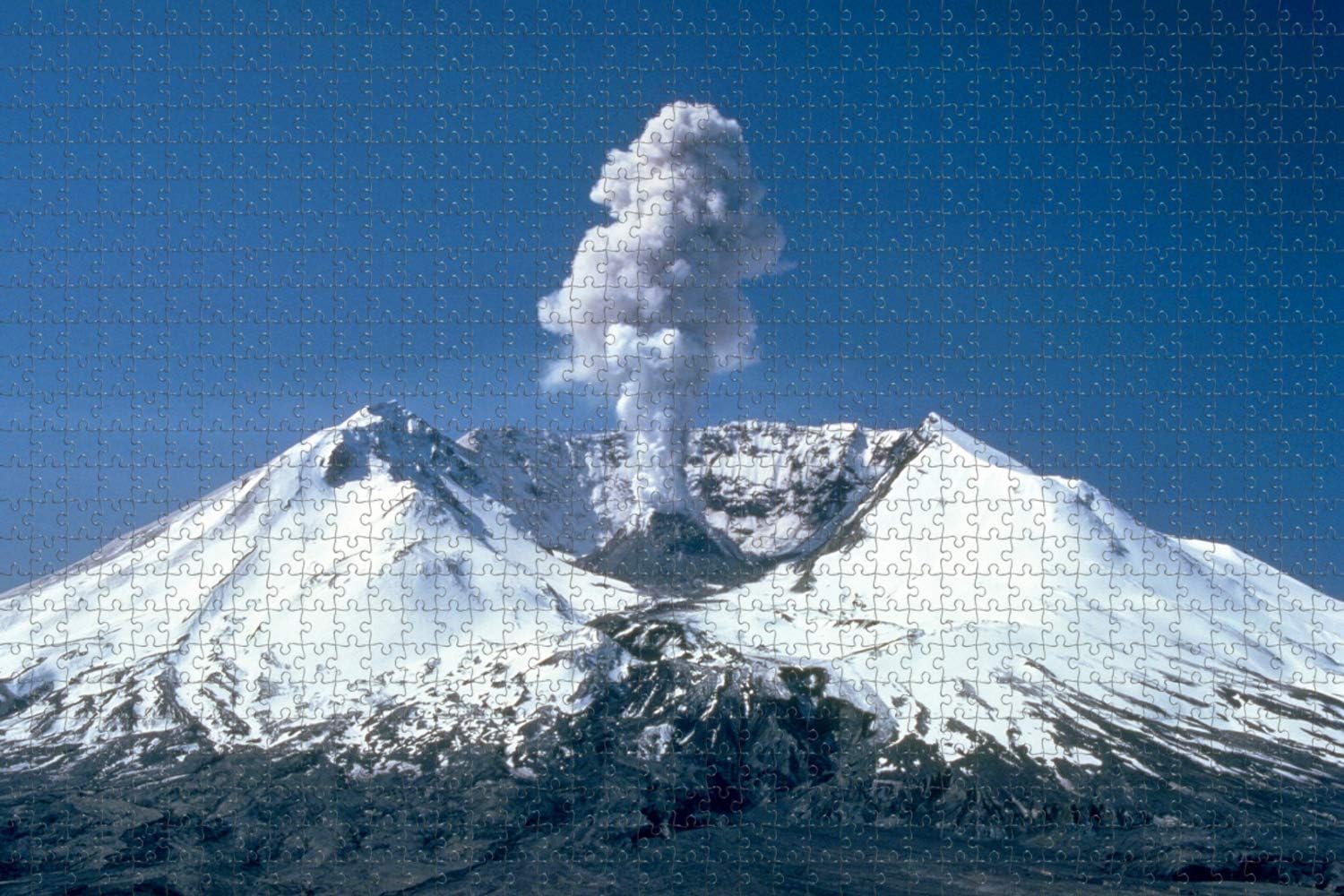 America USA Mount St Helens Washington Jigsaw Puzzle for Adults 1000 Piece Wooden Travel Gift Souvenir