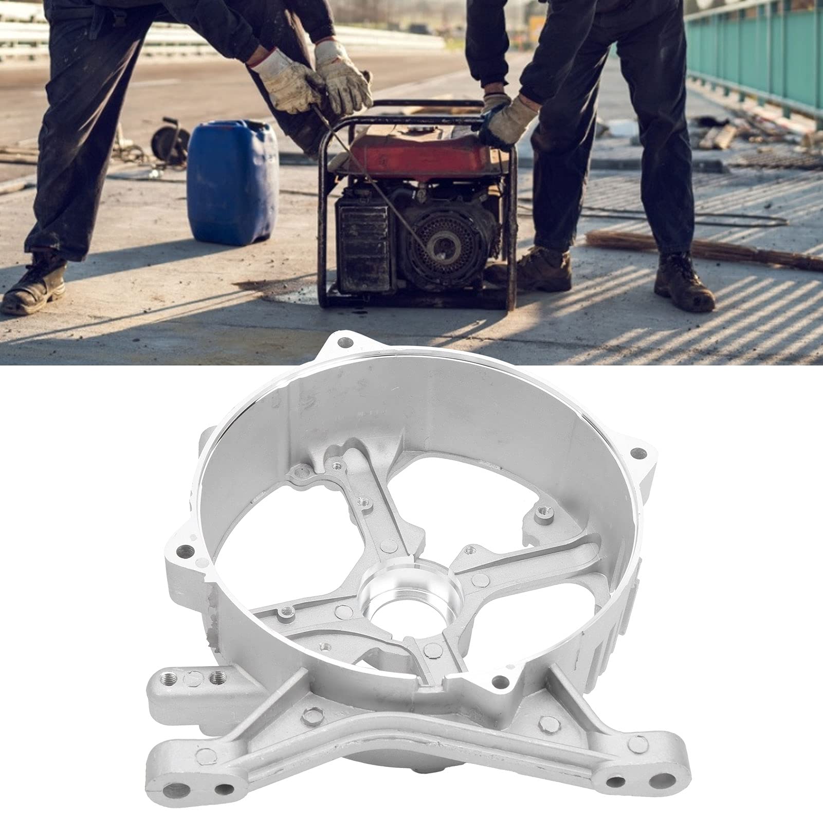 Support de moteur en aluminium 188F pour générateur 5-6,5 kW, haute résistance, résistant à la corrosion