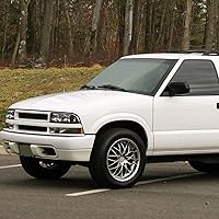 Vista 5 de PM PERFORMOTOR Faros delanteros de esquina ámbar de carcasa negra de repuesto compatibles con Blazer 98-04 / 98-04 S10., PMHL-CS10-9804-4P-OH-BA