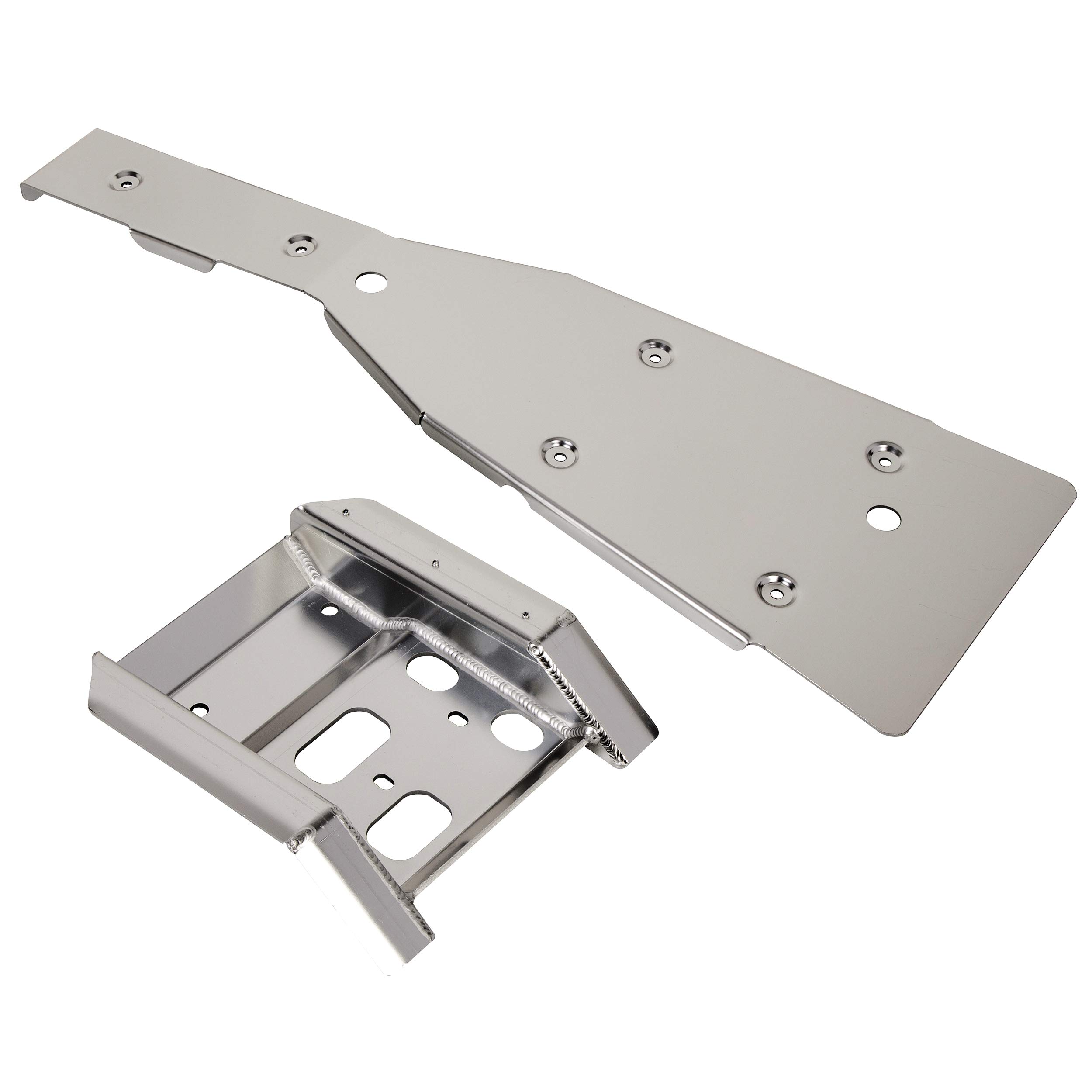 ECOTRIC Aluminum Swing Arm Skid Plate - Protection For Suzuki LTZ400, Kawasaki KFX400, Arctic Cat DVX ATVs