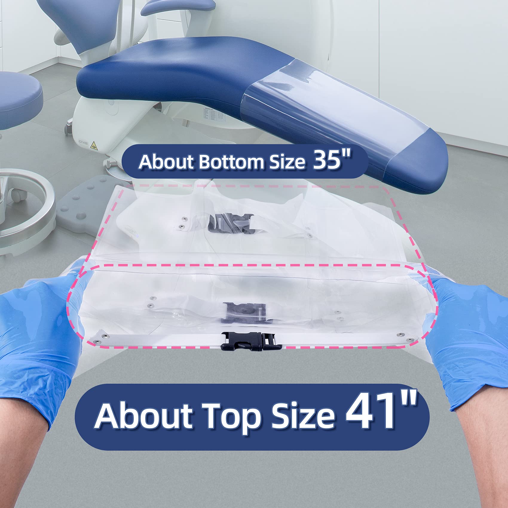 Toe Board Cover For A-dec Seamless 1040 Dental Chair - Replacement Plastic Cover