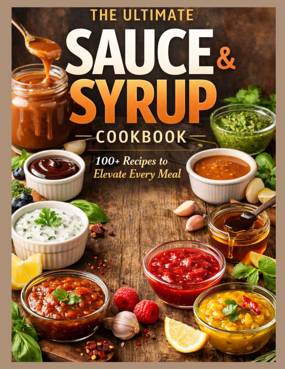 The Ultimate Homemade Sauces & Syrups Cookbook: 100+ Easy Recipes to Bottle, Drizzle, Dip and Elevate Every Meal