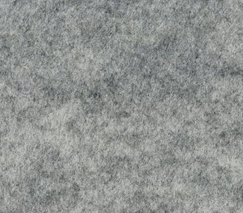 Tela de fieltro acrílico gris jaspeado/72 pulgadas de ancho/vendido por The Yard