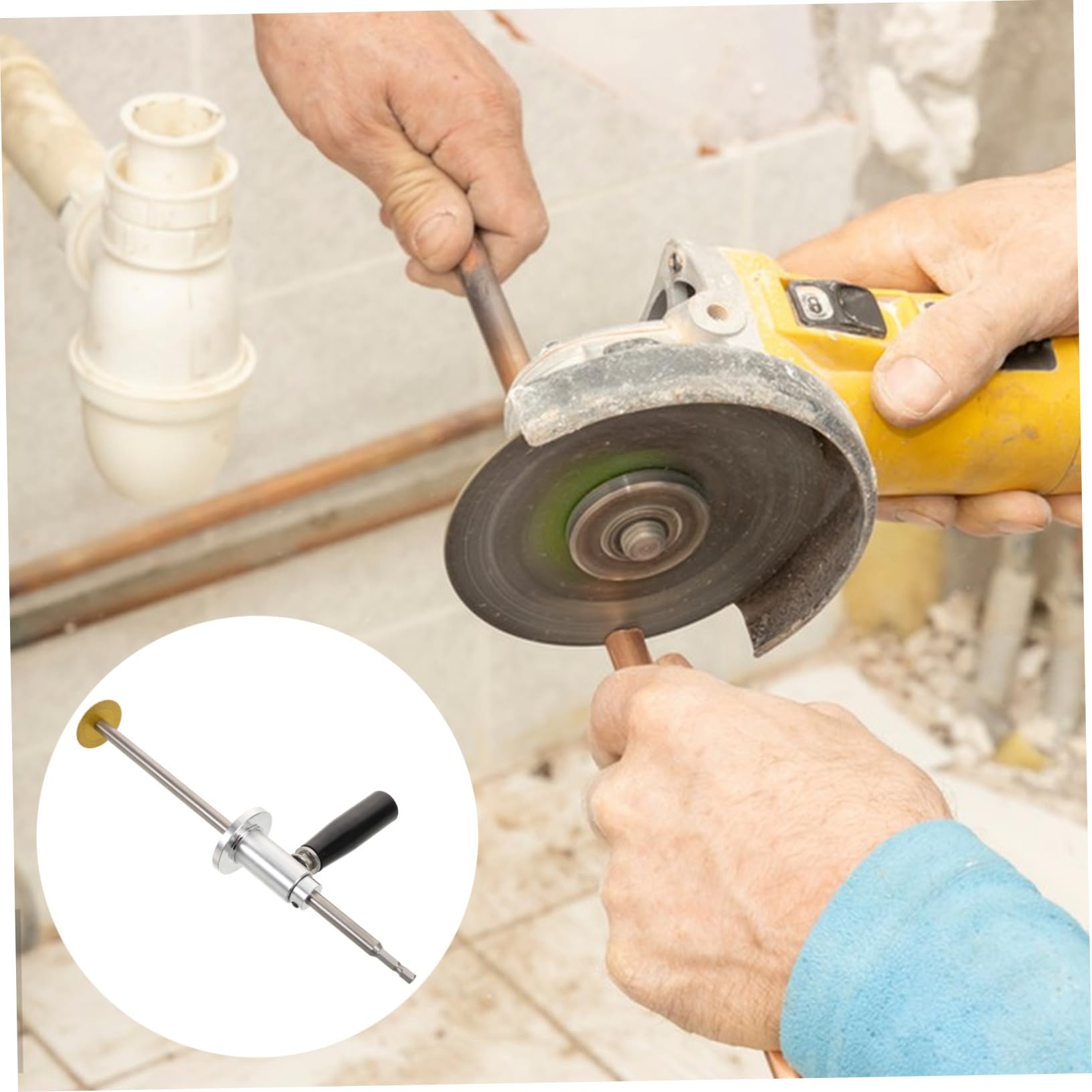 Coupe-tube Pvc Interne Réglable avec Échelle pour Plomberie Domestique