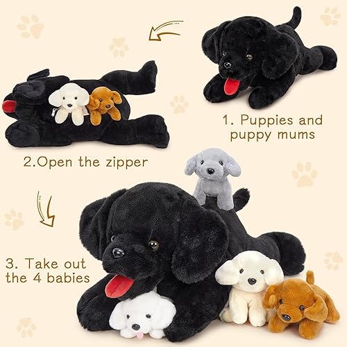 Vista 93 de Muiteiur Animal de peluche de tortuga marina, suave juguete de peluche con 3 bebés, vida marina de peluche azul para niños y niñas (azul)