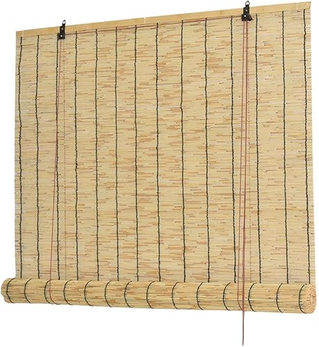 CYBUCH Persianas de bambú para exteriores cortinas de varillas para patio persianas opacas para ventanas persianas de bambú para patio persianas