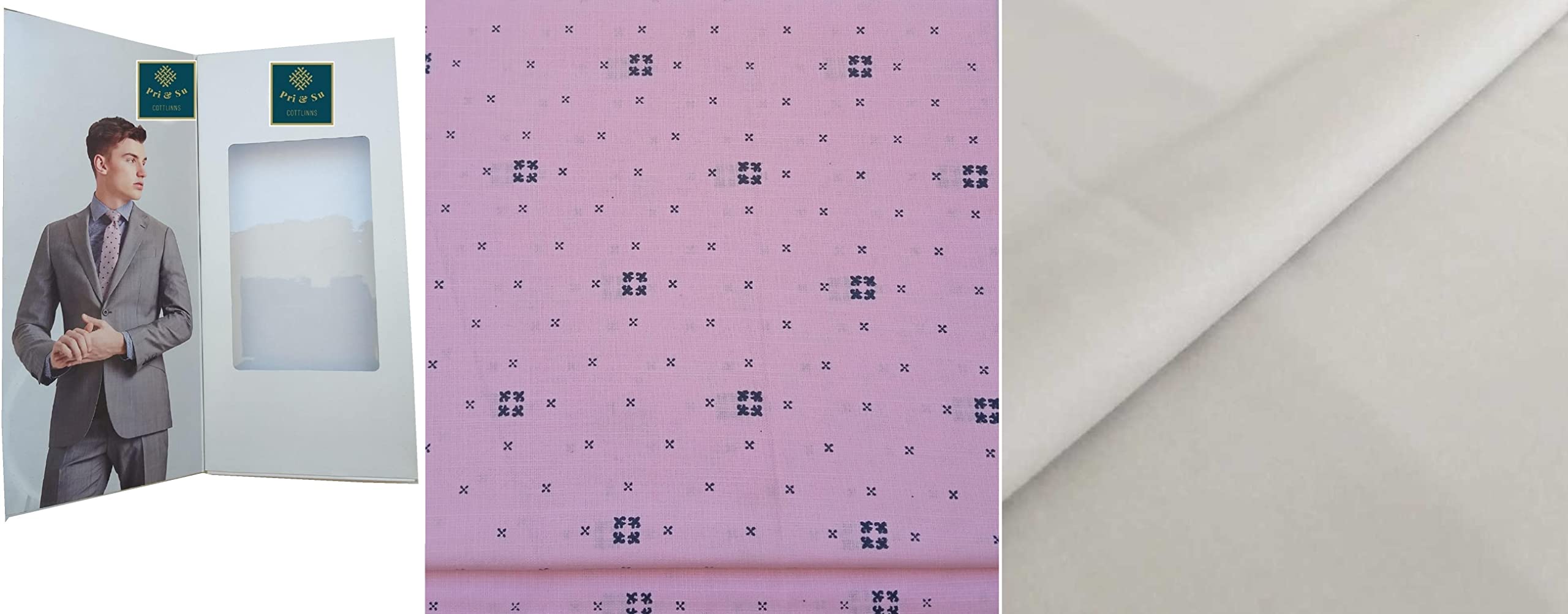 Pri & Su CottLinns Combo of Cotton Shirt 200016 & Trouser 90010-picture-34