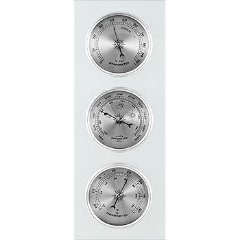 Wall Weather Station Barometer Thermometer Hygrometer On Opal