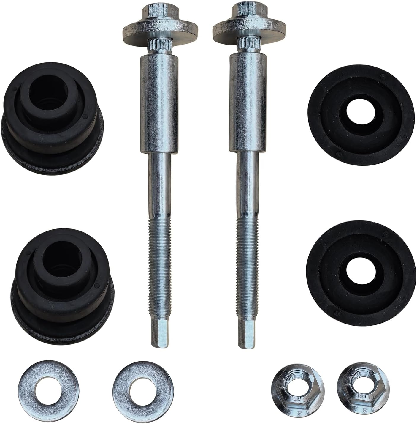 Pair Front Body Cab Mount Bushing Kit For 2005-2018 Toyota Tacoma Body Position 1 include Upper Lower Bushings,Bolt,Nut #924267,924-267