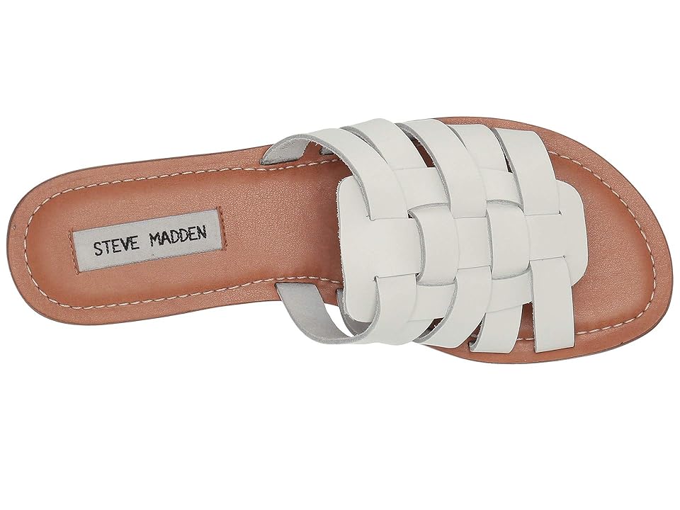 

Steve Madden Masi (White Leather) Women's Sandals