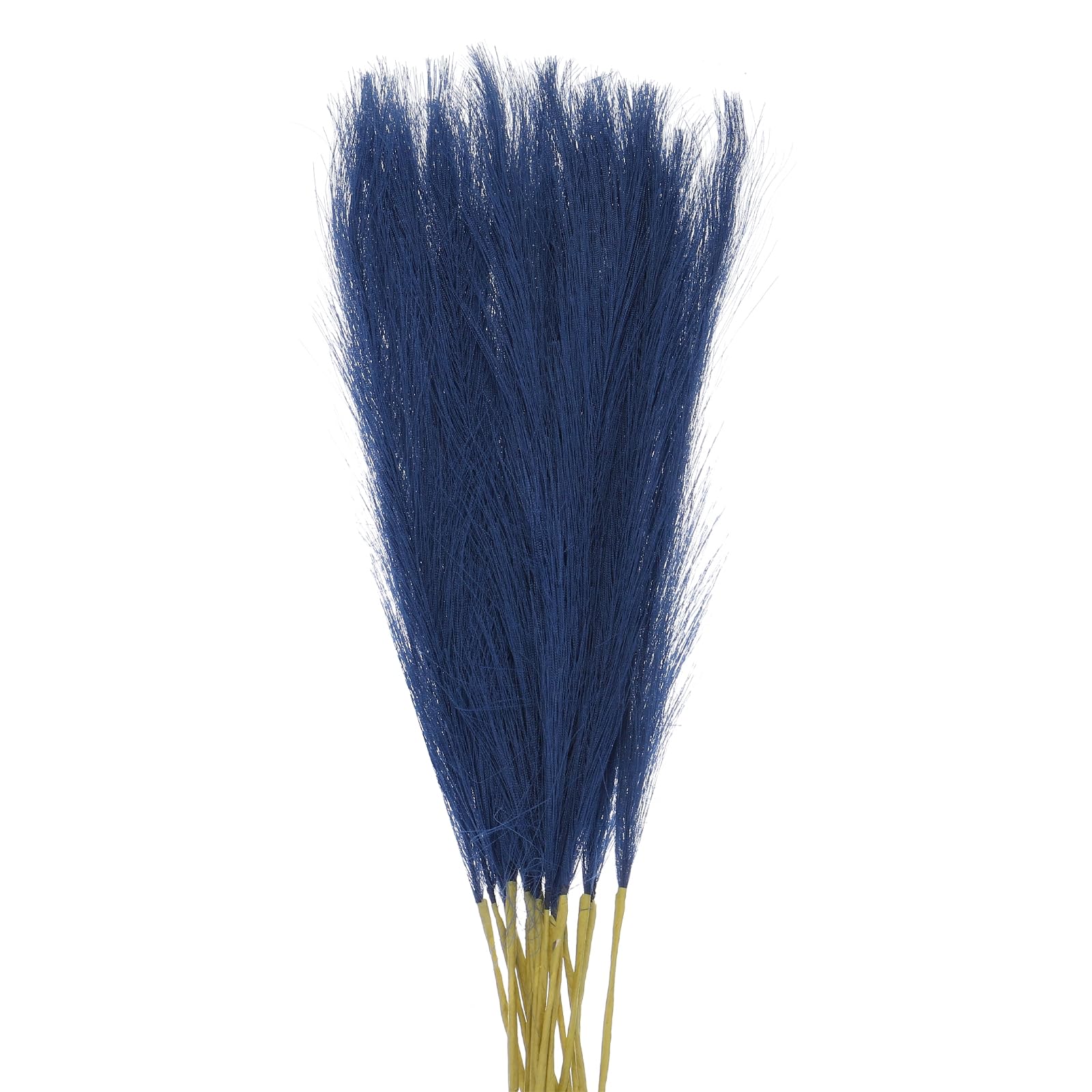 18 Brins Herbe Pampa Artificielle - 55cm - Déco Bleue Pour Vase Et Mariage