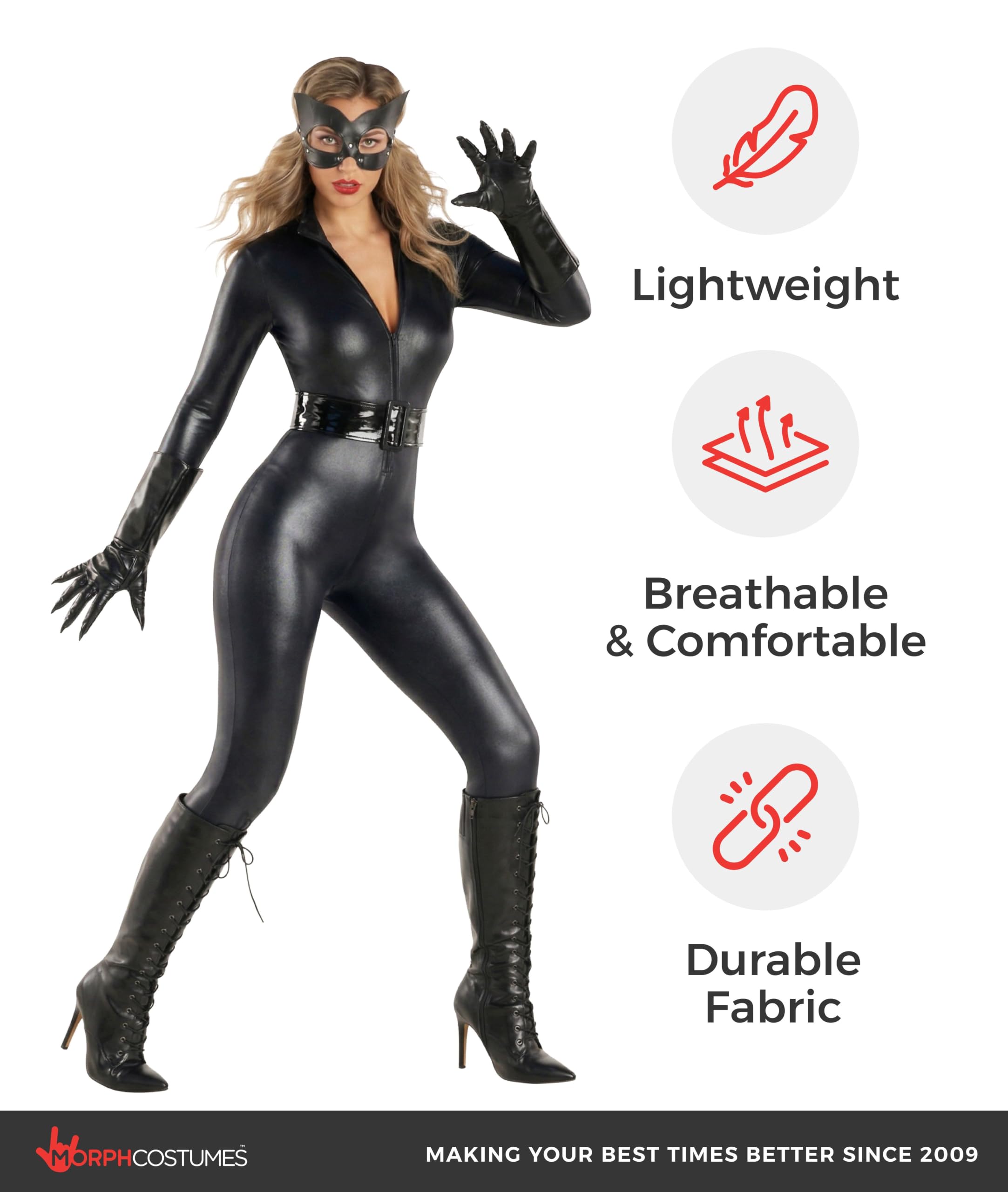 Morph Costume Gatta Donna, Costume Halloween Donna