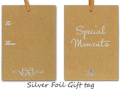 Miniatura 6 de CKK - Marco de fotos de metal de acero de 6 x 8 pulgadas, chapado en plata con paspartú de papel con borde plateado para mostrar fotos de 4 x 6