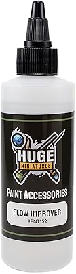 Huge Miniatures Paint Accessories, Flow Improver for Acrylic Paint by Huge Minis â€“ 4 oz Bottle