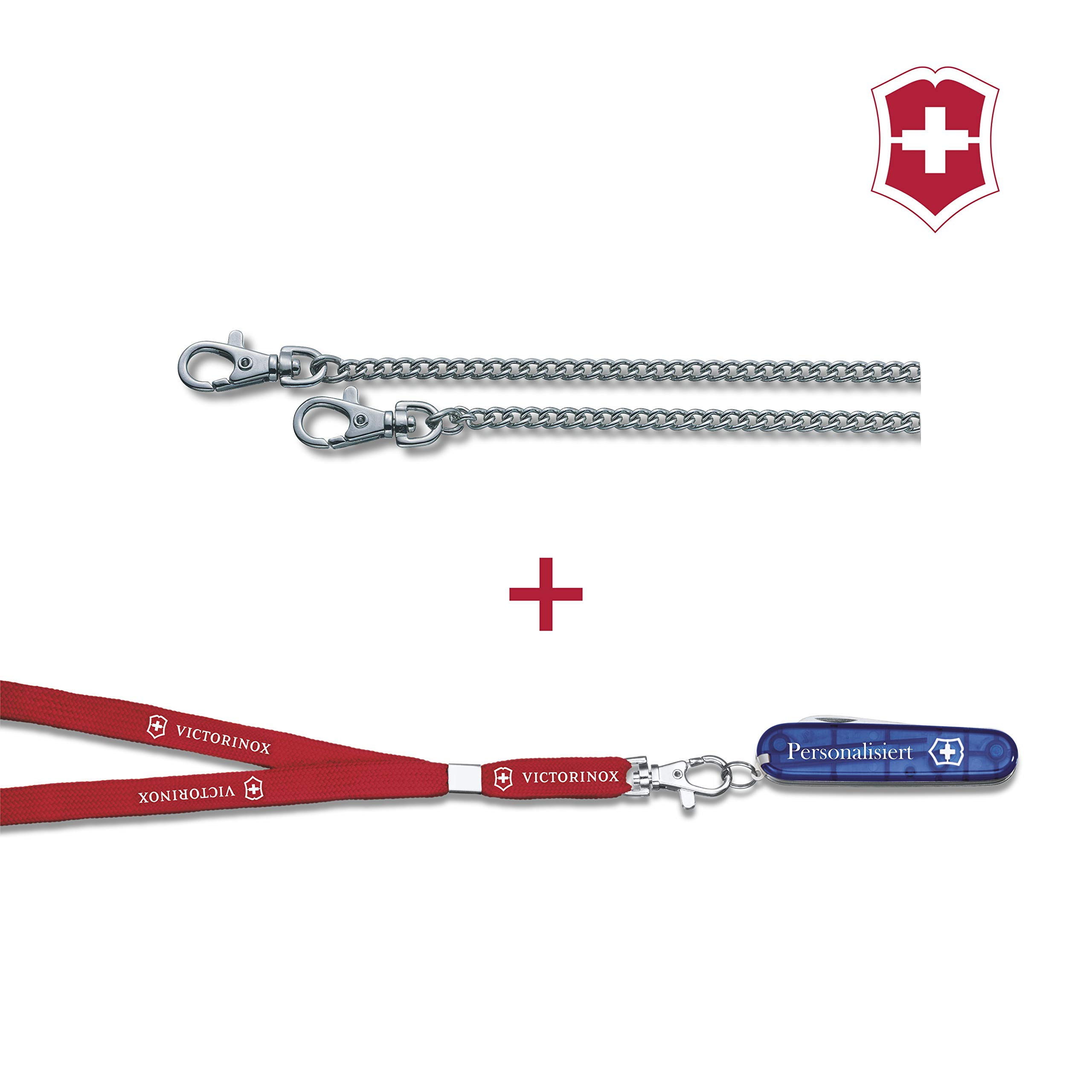 Victorinox Kinder Taschenmesser My First Wunschdruck I Name auf der Schale I Geschenk I zum Geburtstag I Schweizer Taschenmesser personalisiert 9 Funktionen 0.2373.T (blau transparent)