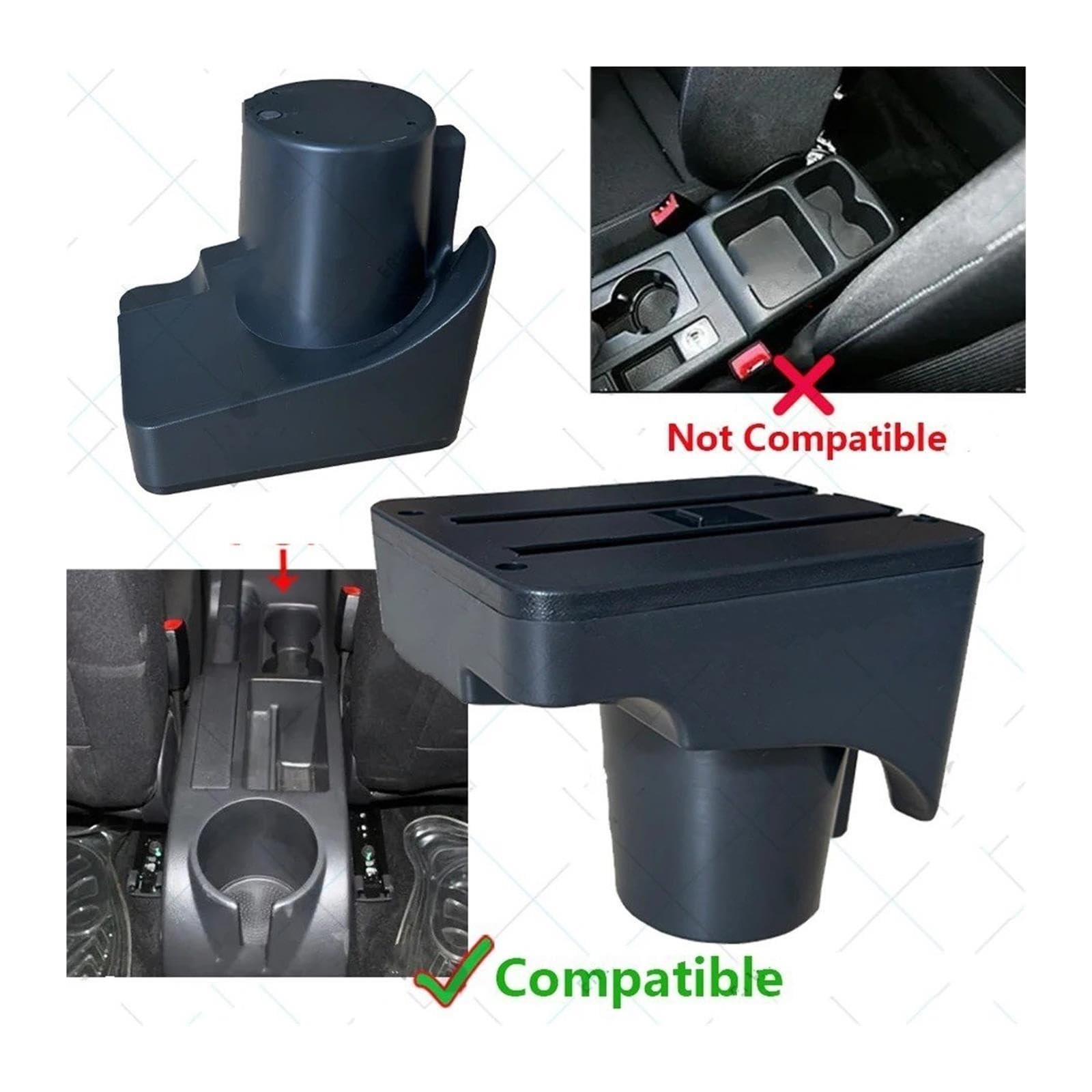 Per Golf 5 6 Mk6 MK5 Per Sagitar Scatola Portaoggetti Bracciolo Auto