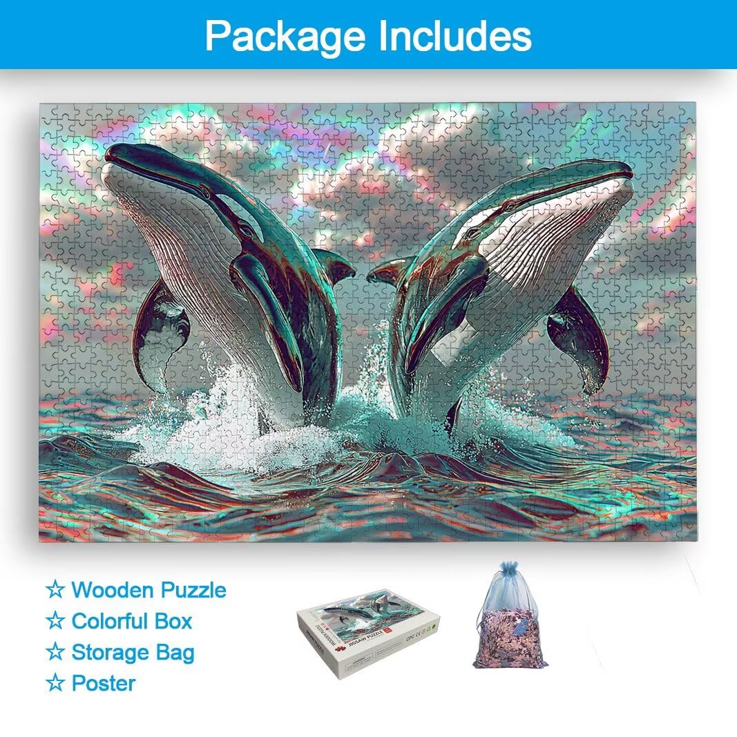 Puzzle Ballena, Puzzle 1500 Piezas para Adultos, Regalo Mujer/Hombre -2489