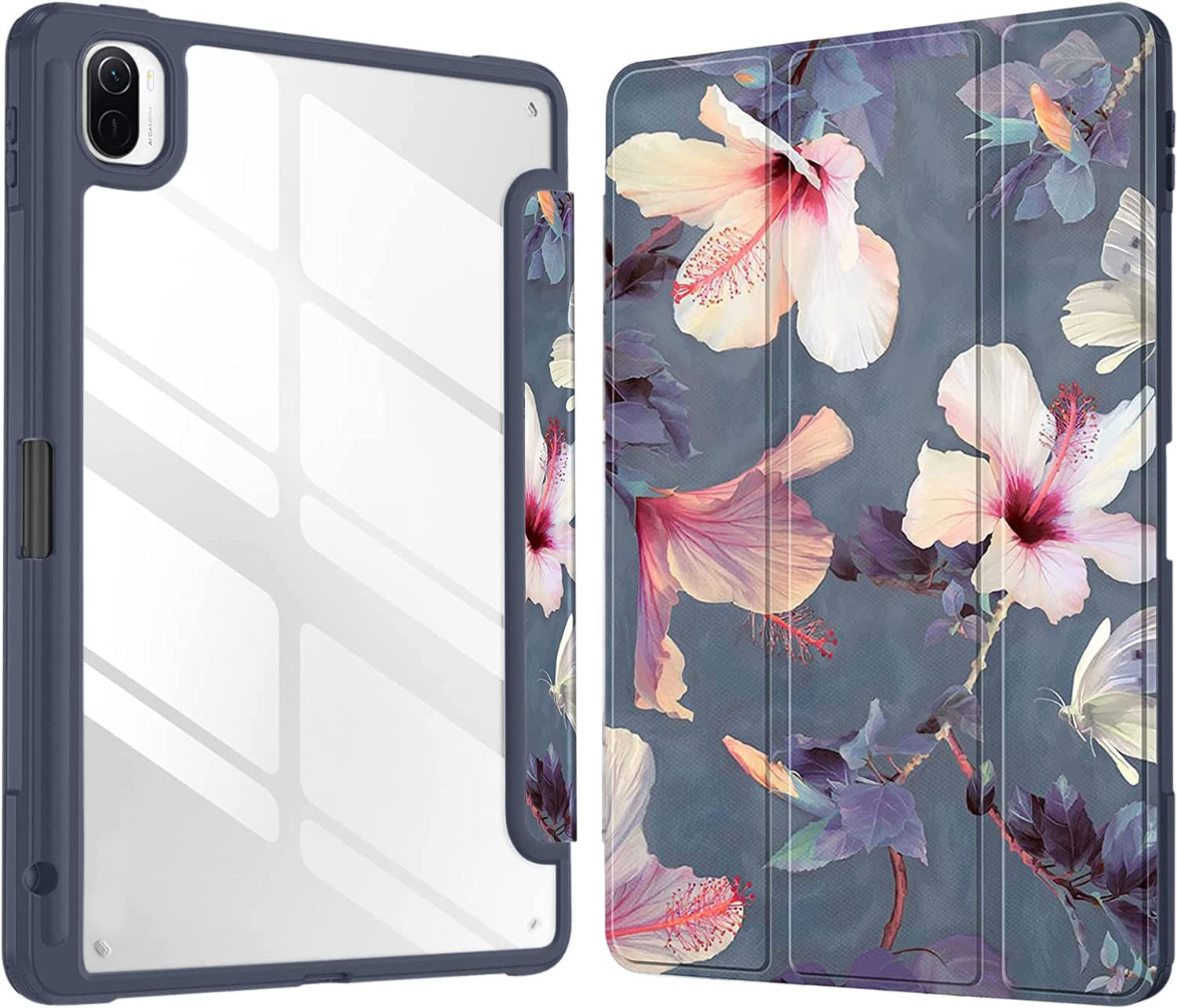 MOCA Case for Xiaomi Pad 5 / Pad 5 11 Pro with Pen Holder,Transparent Hard Shell Back Cover Protective Slim Case for Xiaomi Mi Pad 5 /Pad 5 Pro 11” (Midnight-Green, Xiaomi Pad 5 11 Inch) — Amazon image 15
