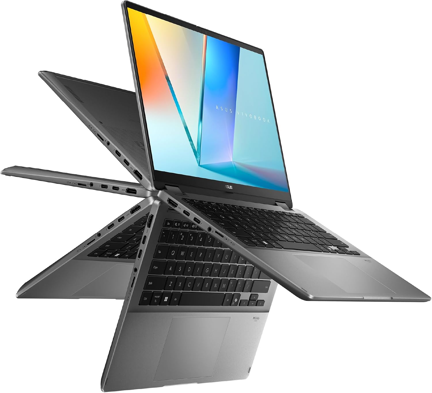 لابتوب فيفو بوك S14 فليب انتل U7-256V/16GB LPDDR5 / 512GB SSD / انتل جرافيك/ويندوز 11 من اسس - 16GB 2026 - view 1