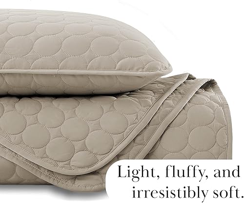 Vista 40 de Southshore Fine Linens, The Brickyard Collection -Juego de edredón ligero 02 - Hueso de ladrillo