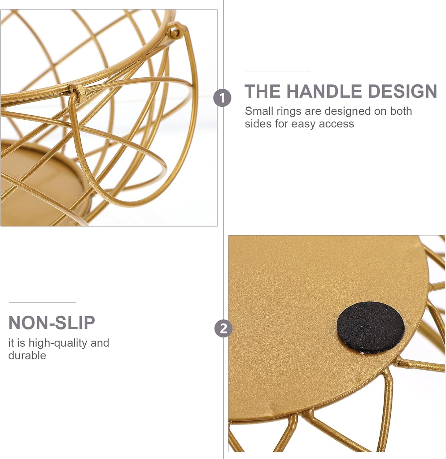 1pc Creative Iron Egg Storage Basket for Fruits and Vegetables Farmhouse Style Decorative Organizer Practical Functionality for Kitchen and Dining Room Decor