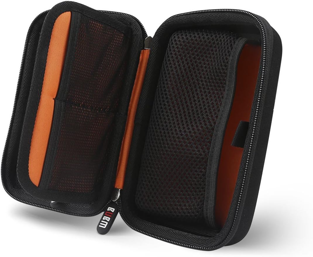 BUBM Travel Case Compatible with New 3DS/ 3DS XL/LL Protective Hard Shell Storage- Nintendo 3ds Games Case Cover, Black