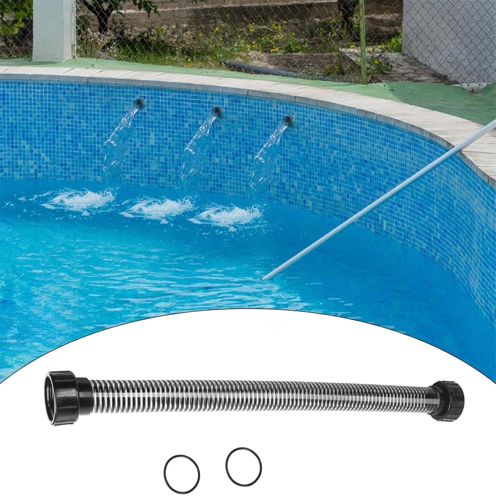 Pool And Spas Sand Filter Pumps Hose Assembly Flexible Pool Tubing Texture Pool Repair Part For Ground Pools