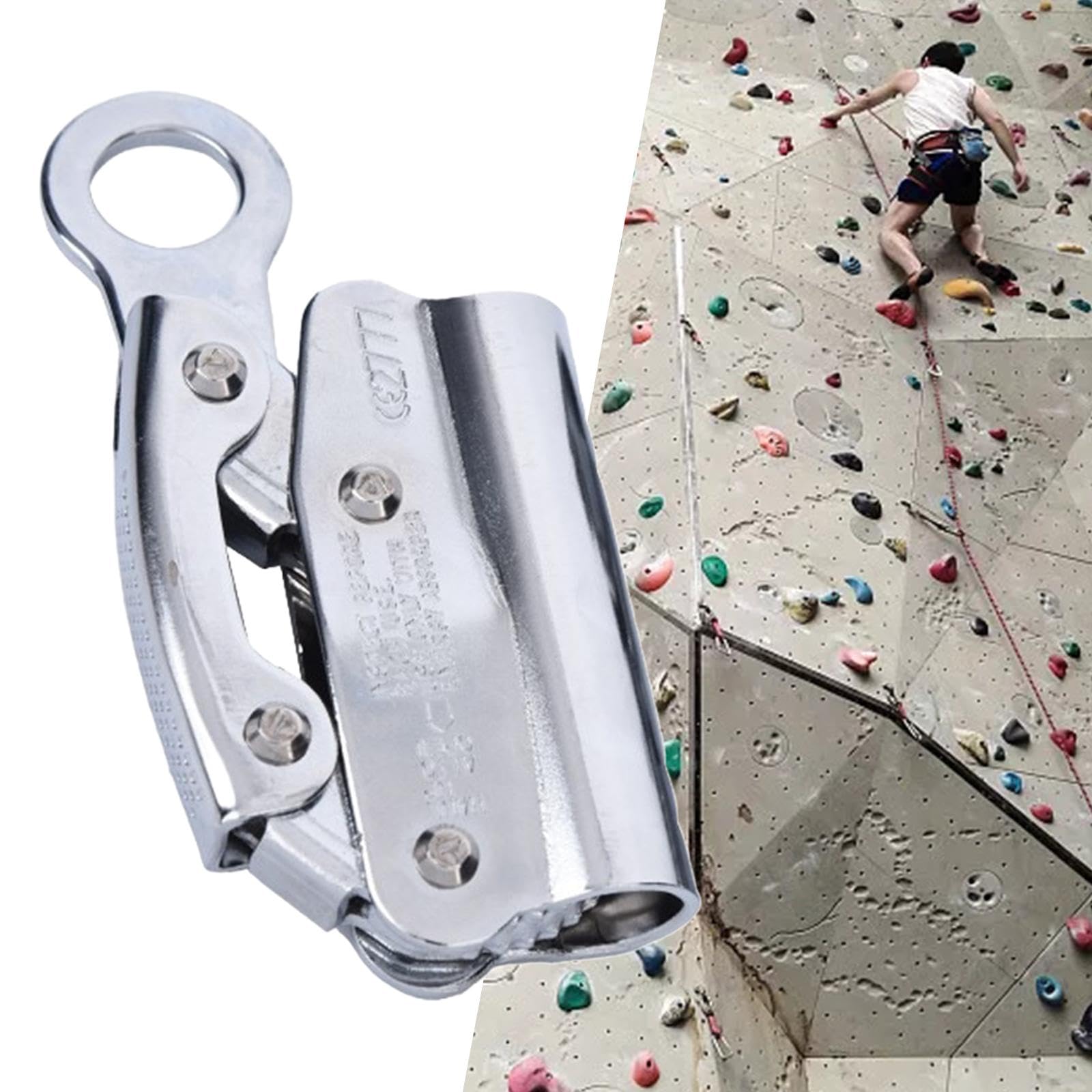 Harilla Coulisseau d'escalade, de corde de protection contre les chutes pour l'alpinisme, arboriste, expédition, travail, Trou rond