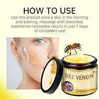 Vista 2 de Bee Venom - Crema para la piel, 2 unidades de crema natural de veneno de abeja, adecuada para el cuidado diario de la piel y la mayoría de tipos