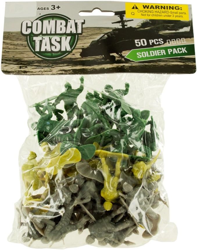 Combat Task 50pcs Soldier Pack - Army Guy Toys