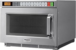 Panasonic NE-12523 1200 Watt Compact Commercial Microwave Oven with 60 Programmable…