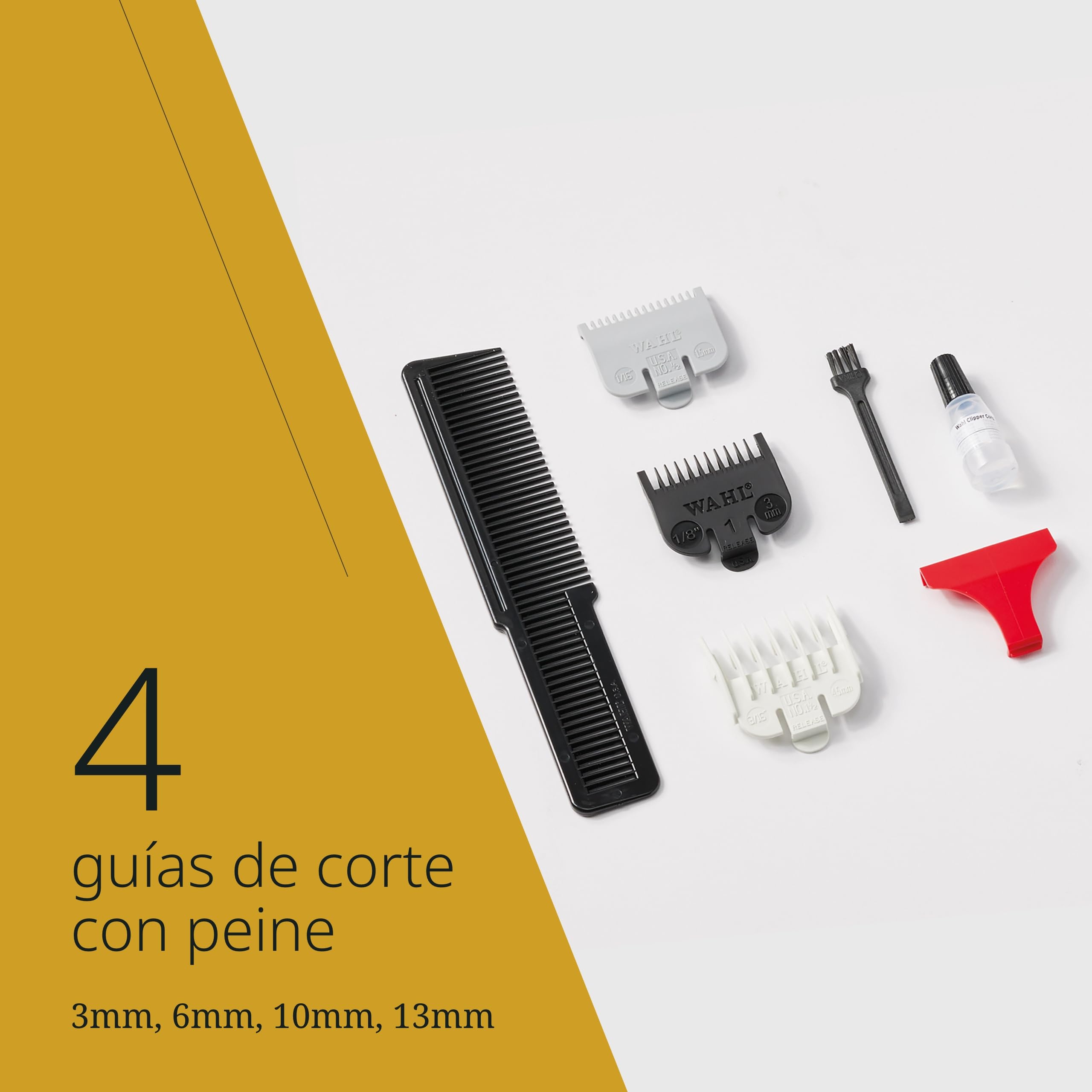 Wahl Super Taper Maquina Cortapelos Cuchillas Cromadas Corriente Alterna Blanco