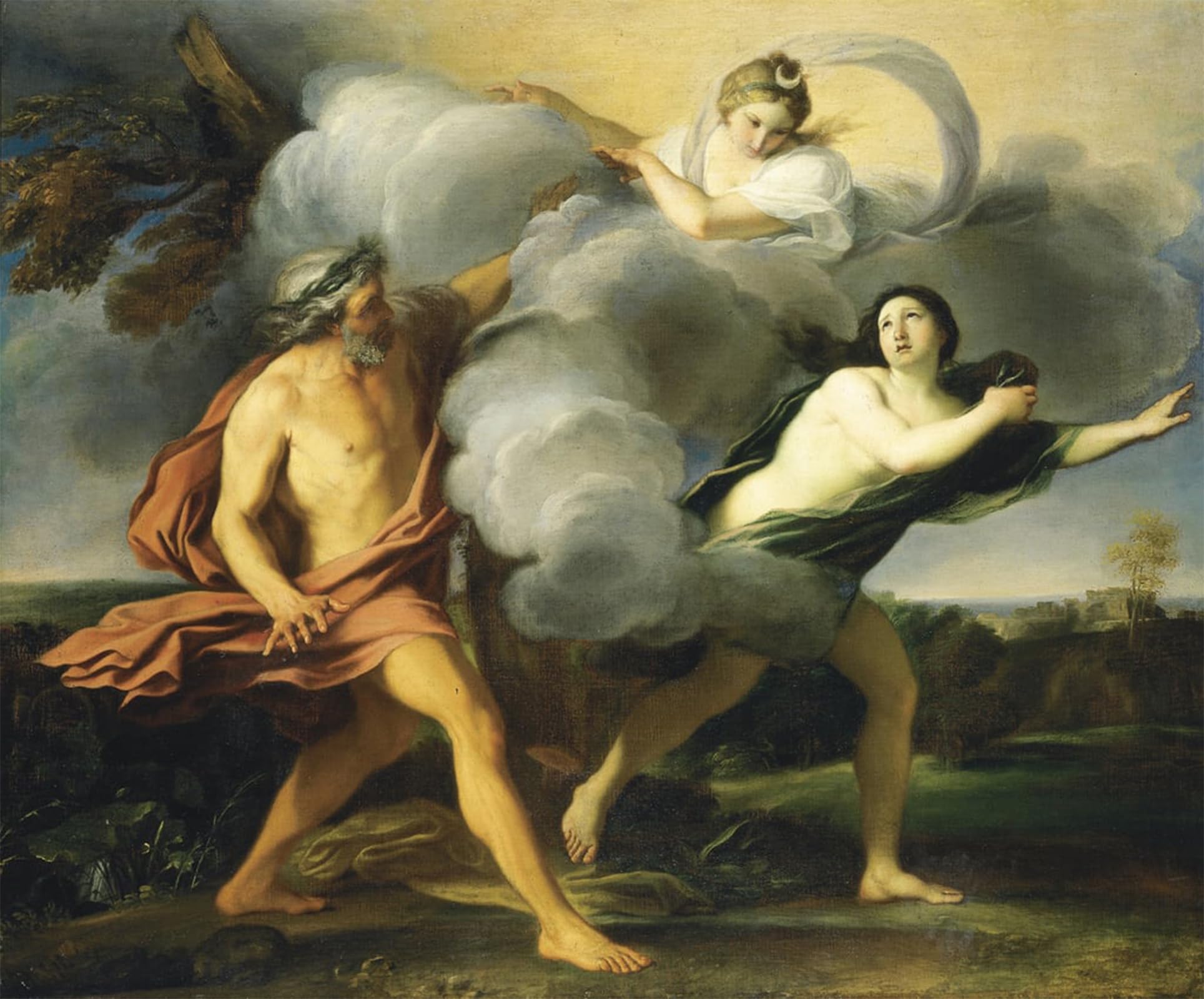 SERENDIPITP Retro Picture Poster Wall Art Pictures Painting Alpheus and Arethusa by Carlo Maratta or Maratti Wall Art Canvas Print for Wall Decor 60x90cm